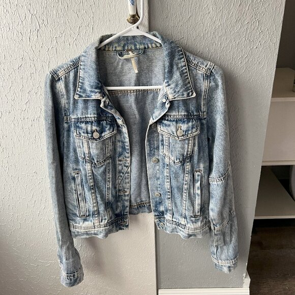 Free People - Women's Rumors Denim Jacket - Picture 1 of 2